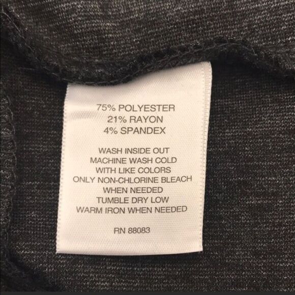 Hannah Charcoal Grey Ponte Leggings - Picture 5 of 8